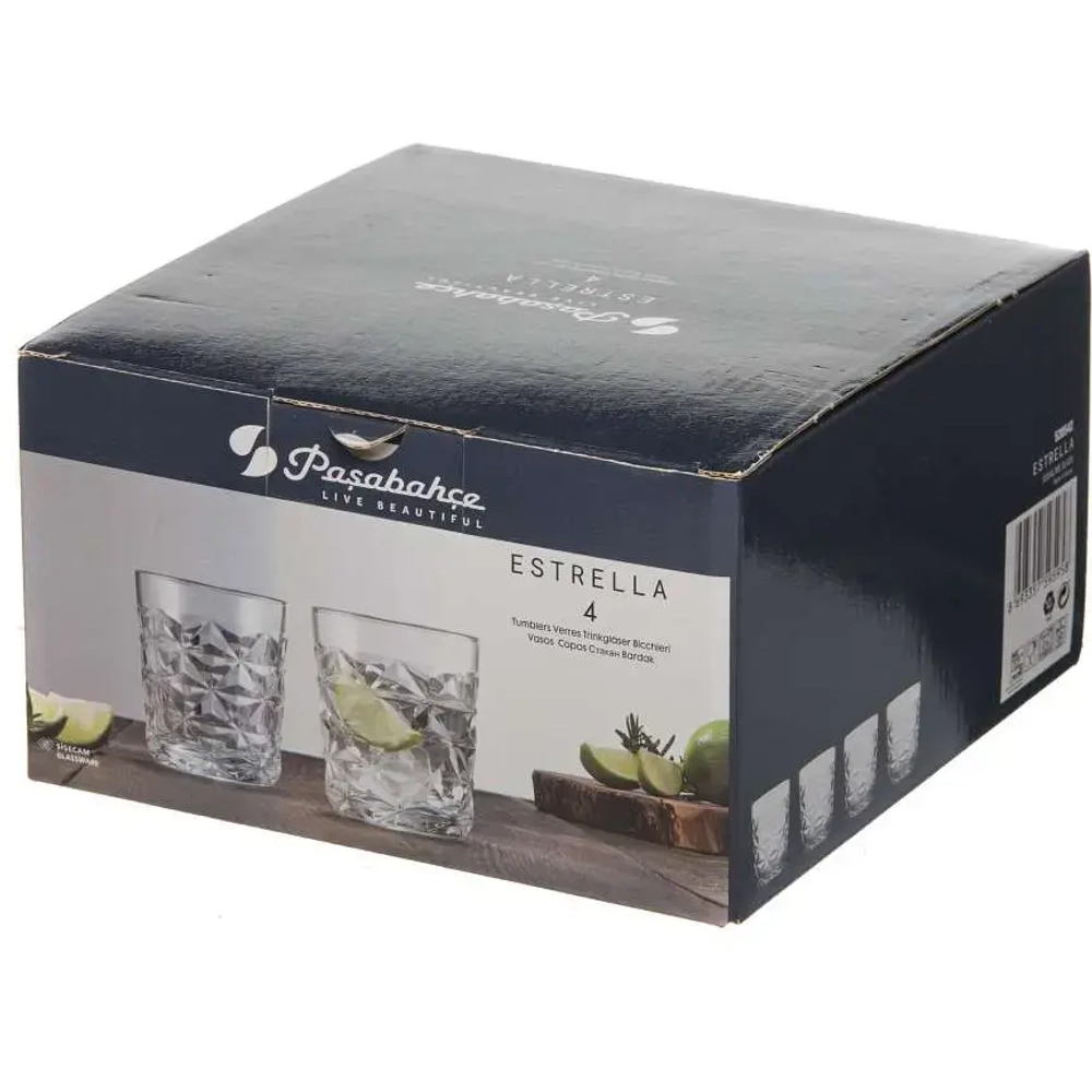 Набор стаканов 4шт 305мл «ESTRELLA» 520542B