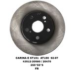 ТОРМОЗНЫЕ ДИСКИ CARINA E ST191,AT190 1992-1997 CALDINA ST195,AT220\FR