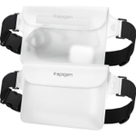 Водонепроницаемая сумка Spigen Aqua Shield WaterProof Waist Bag A620 2 Pack, snow white