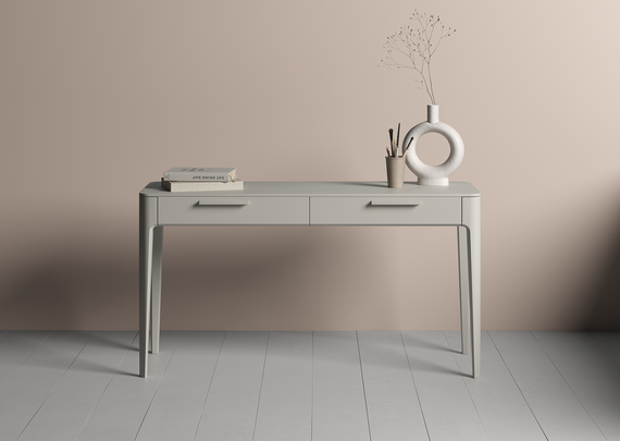 Консоль Type 2 ящика ширина 140 см (серо-бежевый)