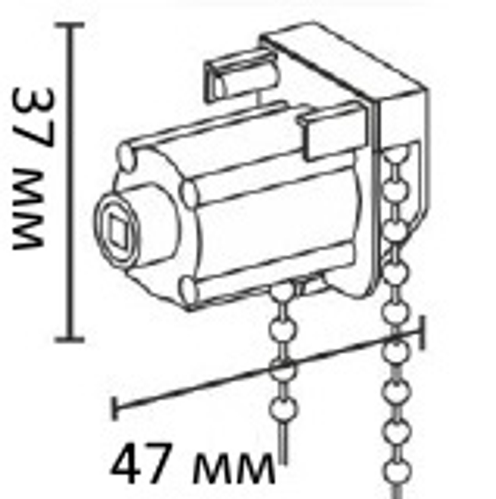 Карниз для римских штор "Компакт-Лип", цвет серебряный металлик, длина 295 см