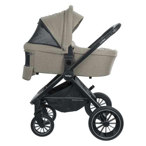 Детская коляска Indigo ULTRA 3в1 бежевый