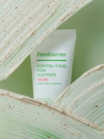 Real Barrier Глиняная маска с кислотами для очищения и сужения пор Control-T Acid Pore Clay Pack 80 мл