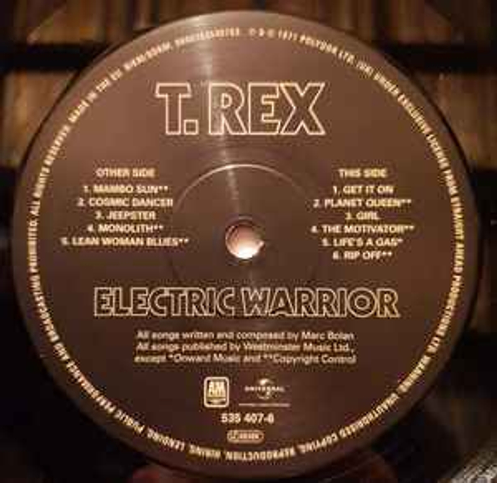 T. Rex - Electric Warrior (Европа 2014г.)