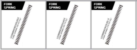 Fork Spring YSS for Honda Rally300