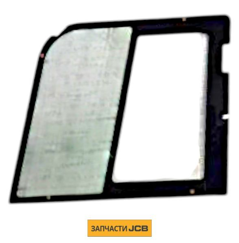 Стекло двери левое верхнее JCB 333/J6713