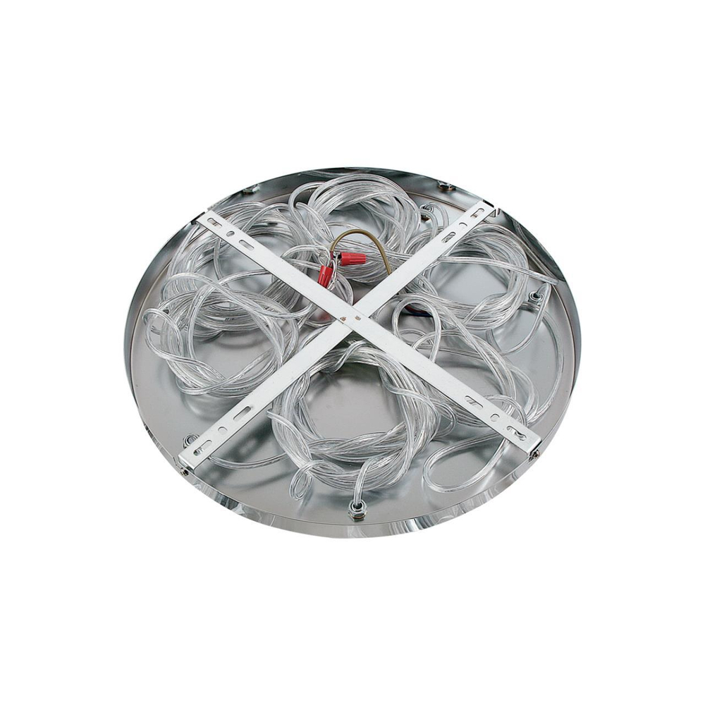 8268/7A NEOCLASSI хром/белый/прозрачный, металл/керамика/стекло Люстра каскадная Е14 7*40W 220V EMILY