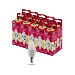 Лампа светодиодная ЭРА RED LINE LED B35-10W-827-E14 R 10Вт свеча теплый белый свет Е14 | Лампы cветодиодные Свеча (B/C)