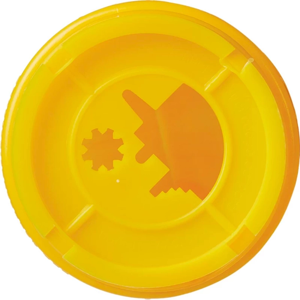 Емкость-контейнер 0,4л кл.Б (желтый) ОЛДАНС, одноразовый, для острых медицинских отходов, иглосъемник, крышка с кольцом, этикетка, емкость цилиндриче