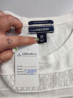 Джемпер Lands' End вязаный 42 размер