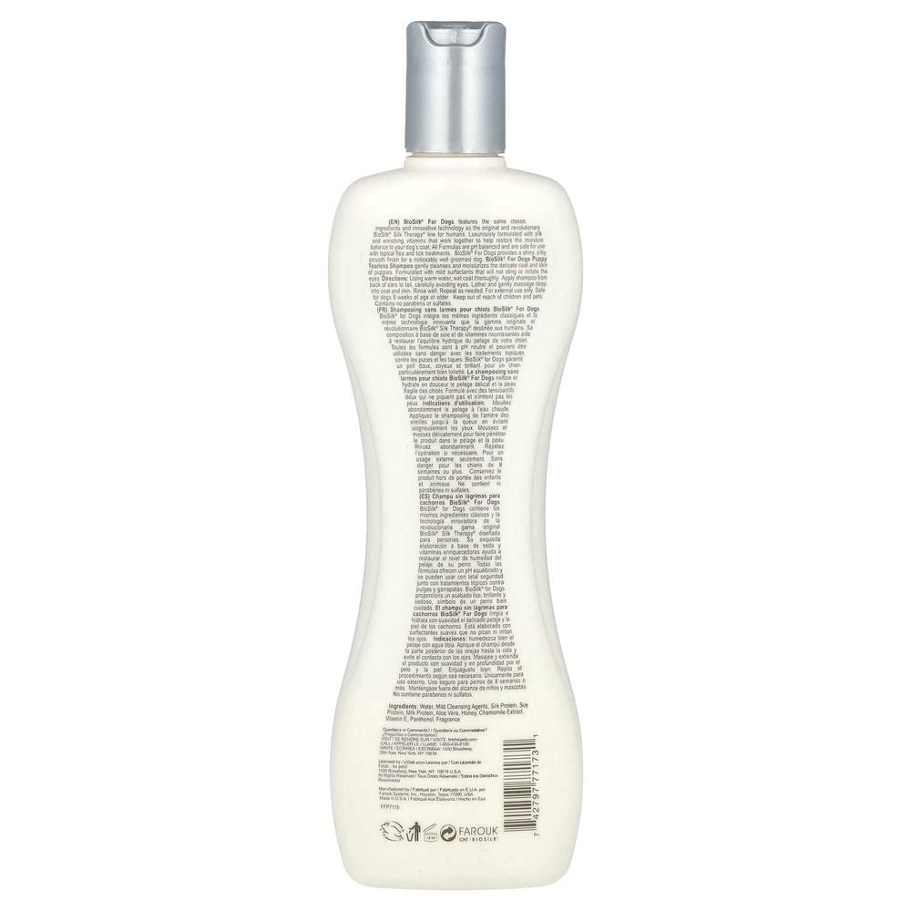 Biosilk, Silk Therapy, шампунь без слез для щенков, 355 мл (12 жидк. унц.)
