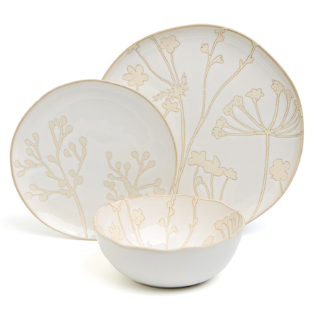 НАБОР ПОСУДЫ ОБЕДЕННЫЙ BRONCO "FIELD" НА 4 ПЕР. 12 ПР.