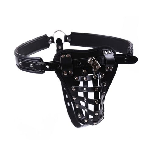 Мужские трусы стринги черные Romeo Rossi 1045