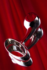 Анальная втулка серебро