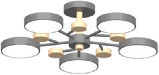 Потолочный cветильник LED4U L3204-620 GR