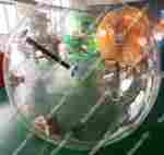 Бизнес-набор: Бассейн 6*6 м (1 шт), Водный шар ТПУ (3 шт), насос (1 шт)