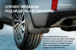 Брызговики для VOLKSWAGEN Tiguan, 2017- комплкт 4 шт.(optimum)  KIT.NLF.51.38.K13