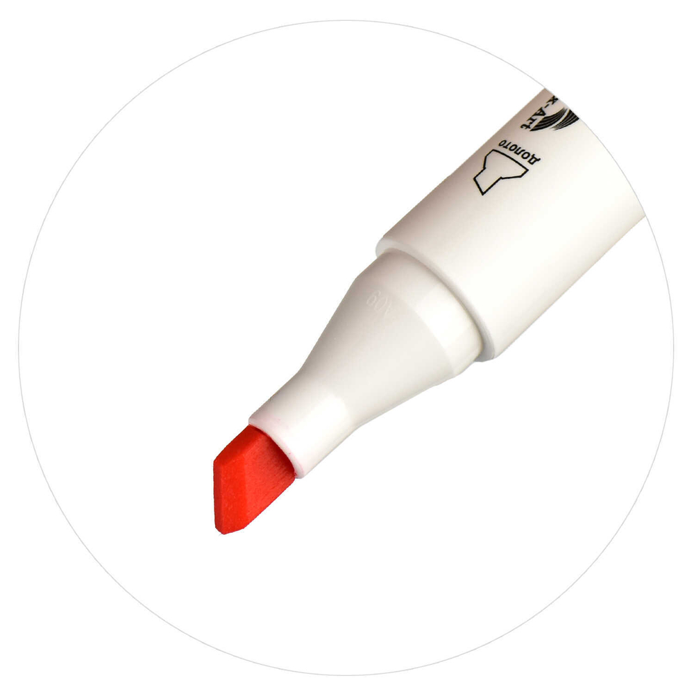 Набор скетчмаркеров двусторонних арт. 65496 / 1 МОРЕ (24 цв., размер бокса: 12х16,5х8,5 см, цвет корпуса: белый, материал: полипропилен, полиэстер "Фетр", нейлон, состав чернил: на спиртовой основе, толщина наконечников: "долото" - 6,2 мм, "кисть" -