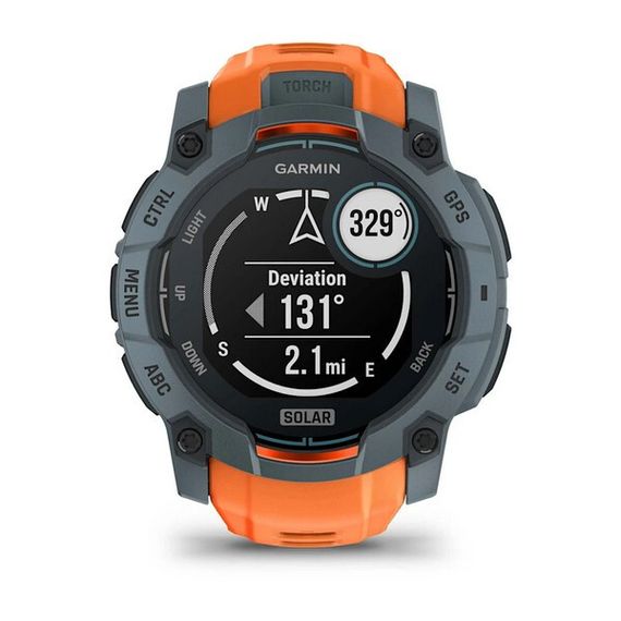Умные часы Garmin Instinct 3 Solar 50 mm Twilight with Solstice Band (010-02935-01)
