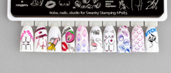 Пластина Swanky Stamping 083 with koba_nails_studio 18+