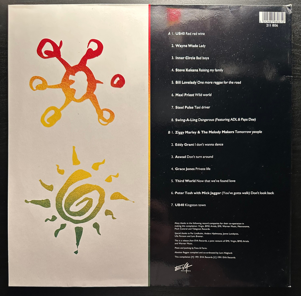 Absolute Reggae (Швеция 1991г.)