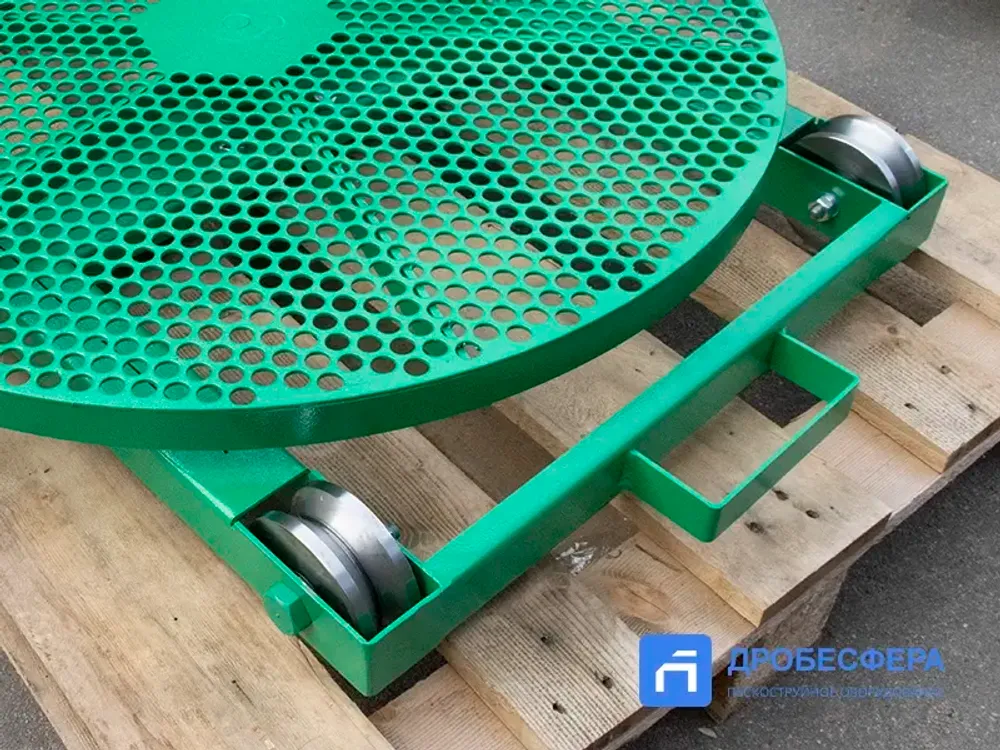 Стол для пескоструйной камеры поворотный с тележкой TTM-800мм арт. 10115708