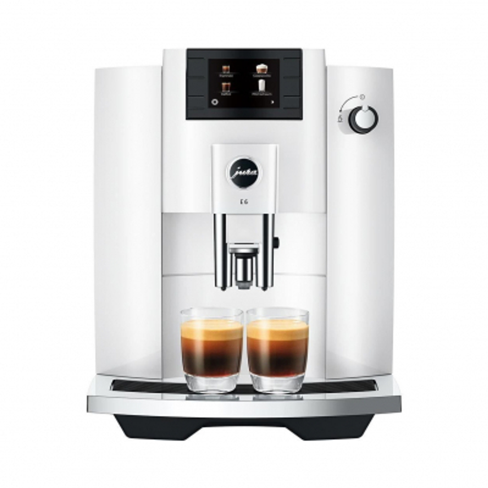 Кофемашина Jura E6 Piano White 15438