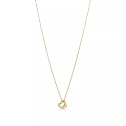 Подвеска из золота 18к(750проба), 7мм.Tiffany 💠open heart ,
