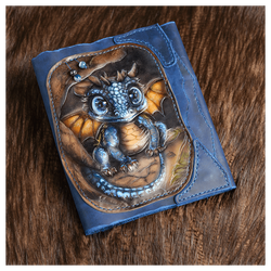 Кожаный ежедневник «Дракон»