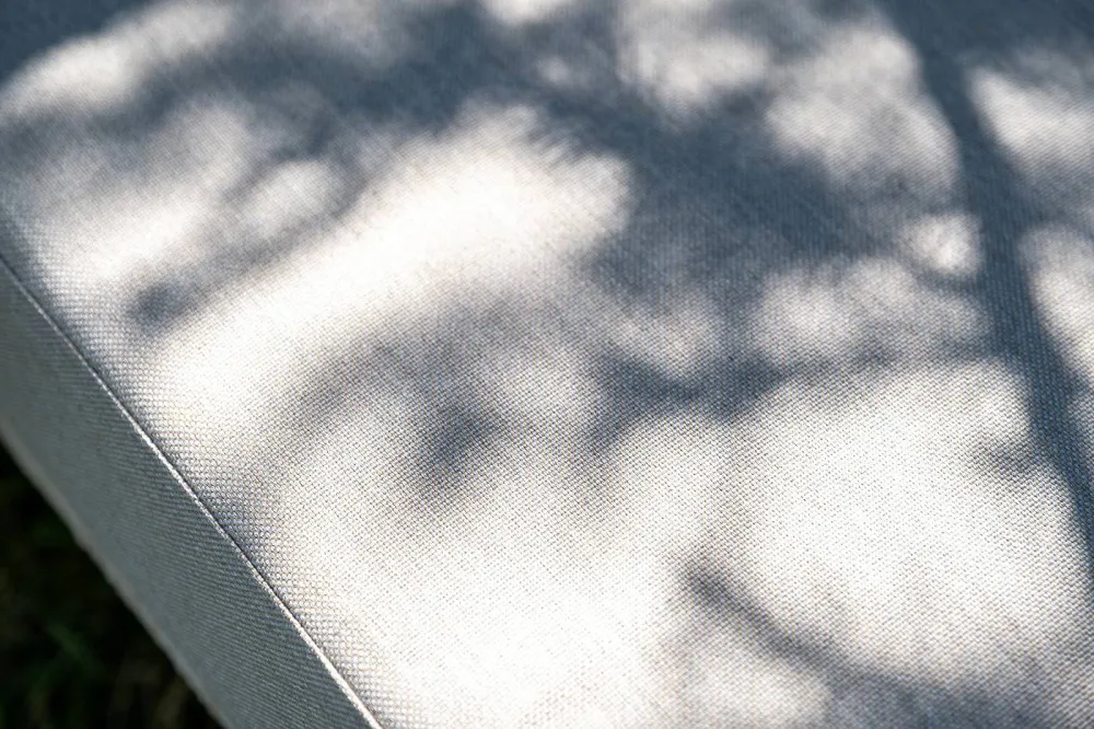 "Диего" лаунж-зона 4-местная плетеная из роупа (веревки), каркас алюминиевый белый, роуп бежевый