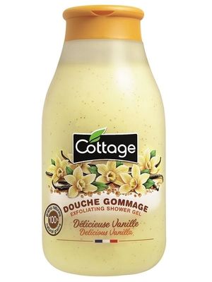 COTTAGE.Гель для душа отшелушивающий - ВАНИЛЬ / Exfoliating Shower Gel - Delicious Vanilla 270 мл