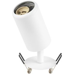 Светильник встраиваемый алюминиевый ЭРА KL106 WH под лампу MR16 GU10 белый матовый | Алюминиевые встраиваемые светильники