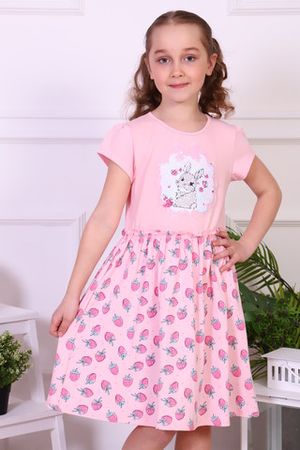 Платье для девочки Лапочка дочка короткий рукав