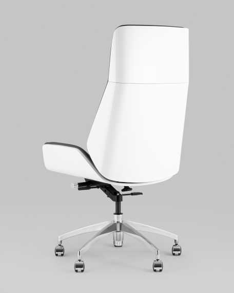 Кресло руководителя TopChairs Crown SN серо-голубой
