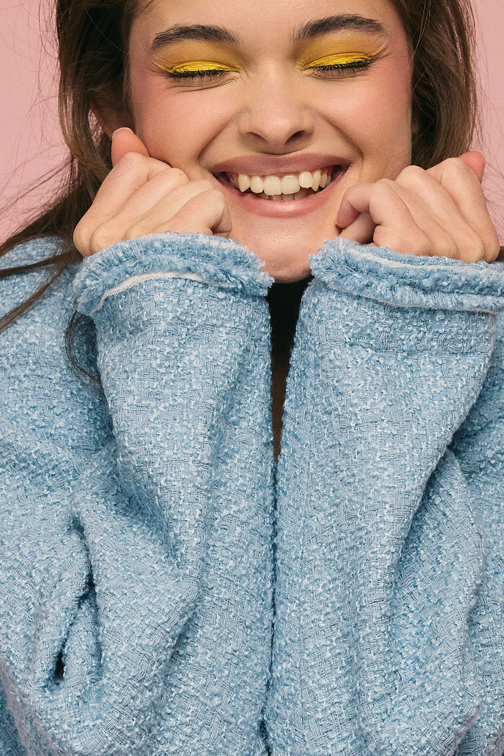 Тулуп-жакет