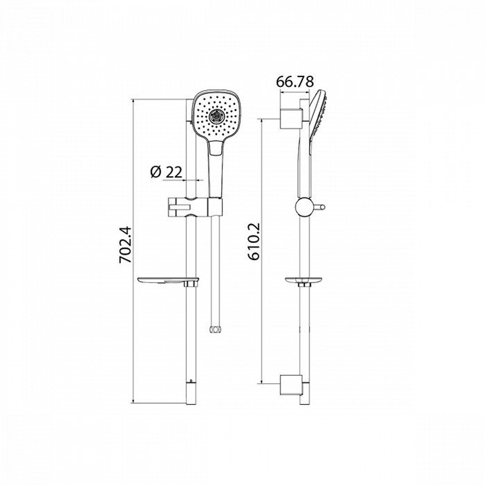 Душевой гарнитур Sena IDDIS SEN3F70i16