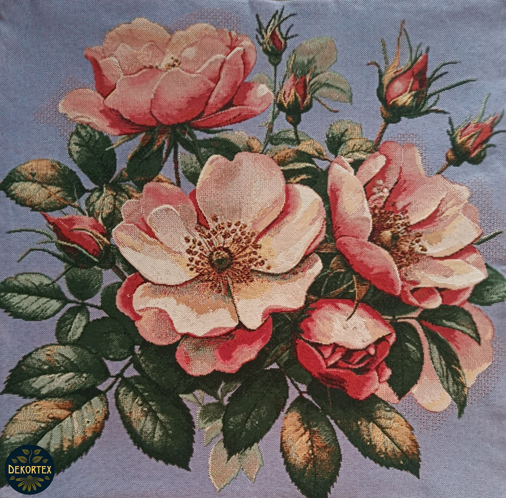 Декоративный гобеленовый чехол Шиповник 1 47х47