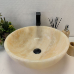 Раковина из оникса Bowl Yellow TinLip BO-63040 45*45*17 39