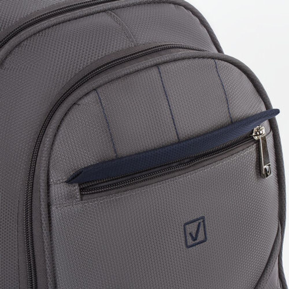 Рюкзак BRAUBERG "MainStream 1", 35 л, размер 45х32х19 см, ткань, серо-синий, 224445