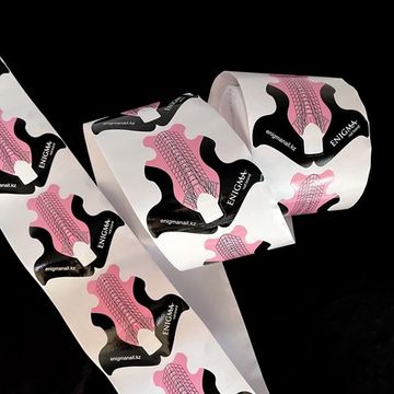 Бумажные формы для моделировния ногтей Enigma 500 шт/уп.