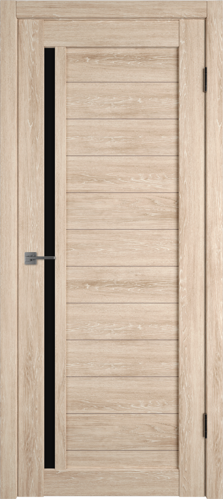 Дверь Atum 9 / Sand Vellum / Black Gloss / Владимирские двери