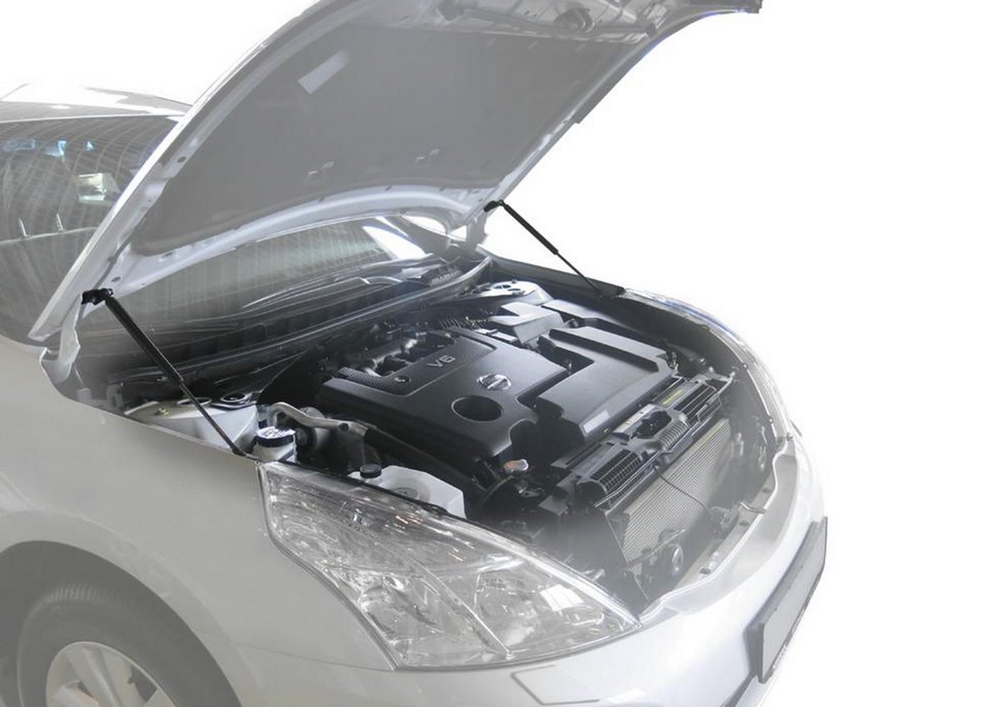 Упоры капота для Nissan Teana II 2008-2014, 2 шт., UNITEA012