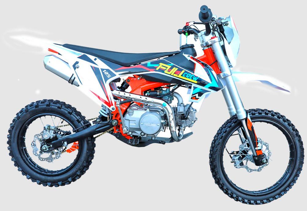 Питбайк Full Crew FC125e 17/14 белый