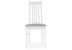 Стул деревянный Woodville Рейнир серый, белый, ножки белые