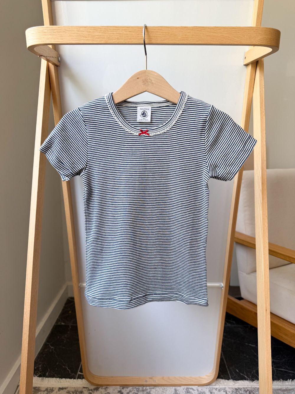 Новая хлопковая футболка Petit Bateau, 104