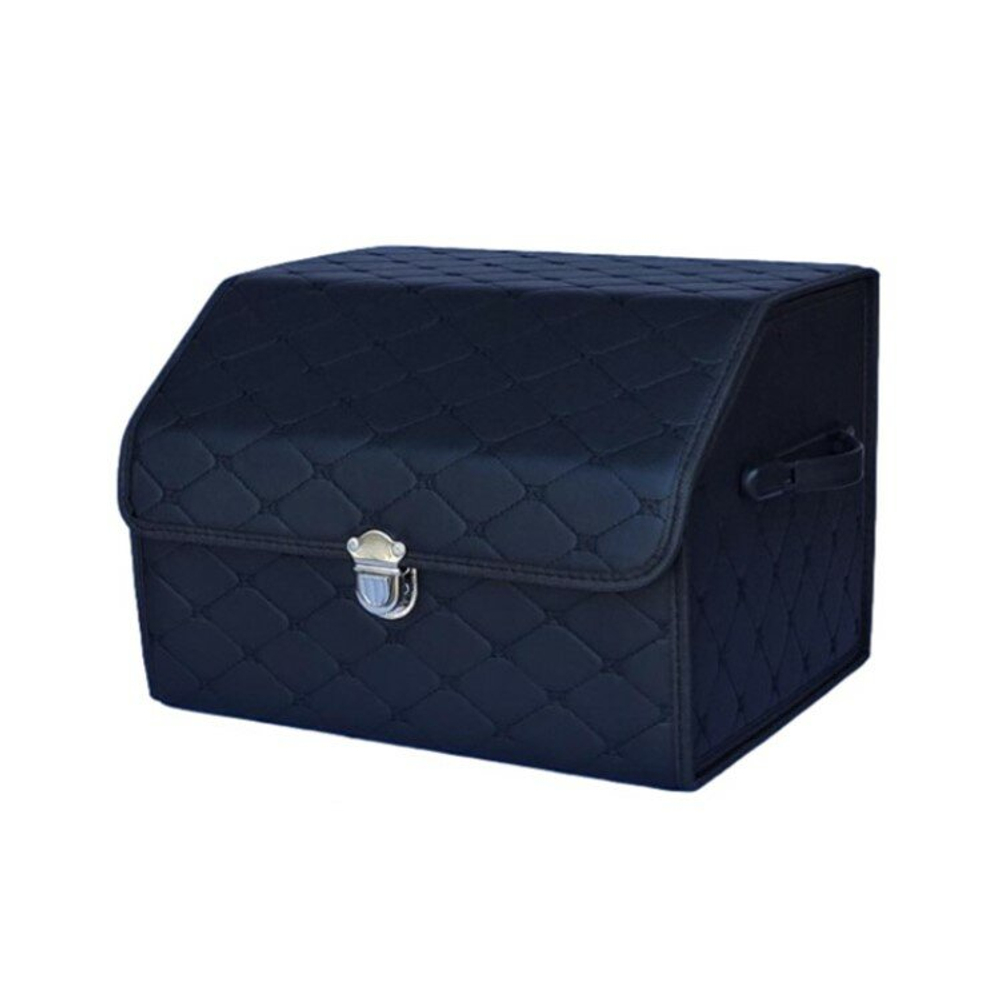 Органайзер бокс в багажник автомобиля автосумка для хранения аксессуаров сумка для инструментов 40х30х30см, черный уценка