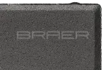 Тротуарная плитка Braer Прямоугольник, Серый, 60 мм