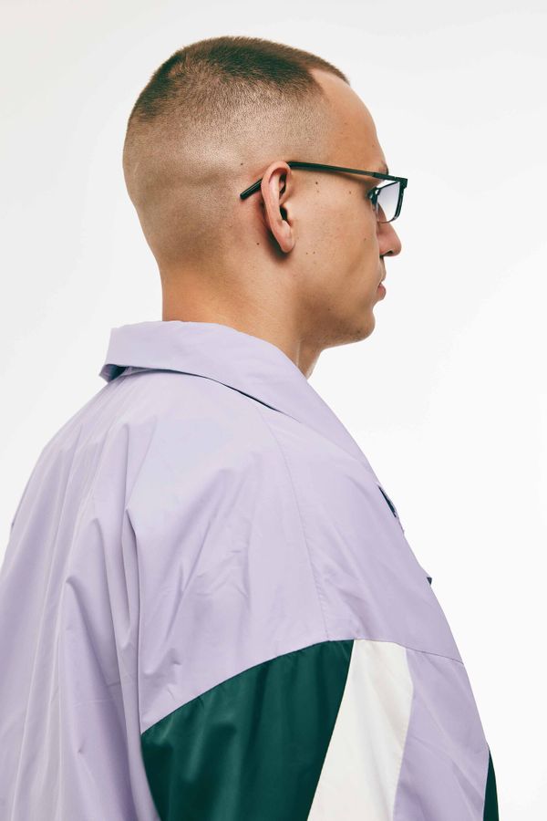 Куртка Ветровка Old School Лиловая - фото 8