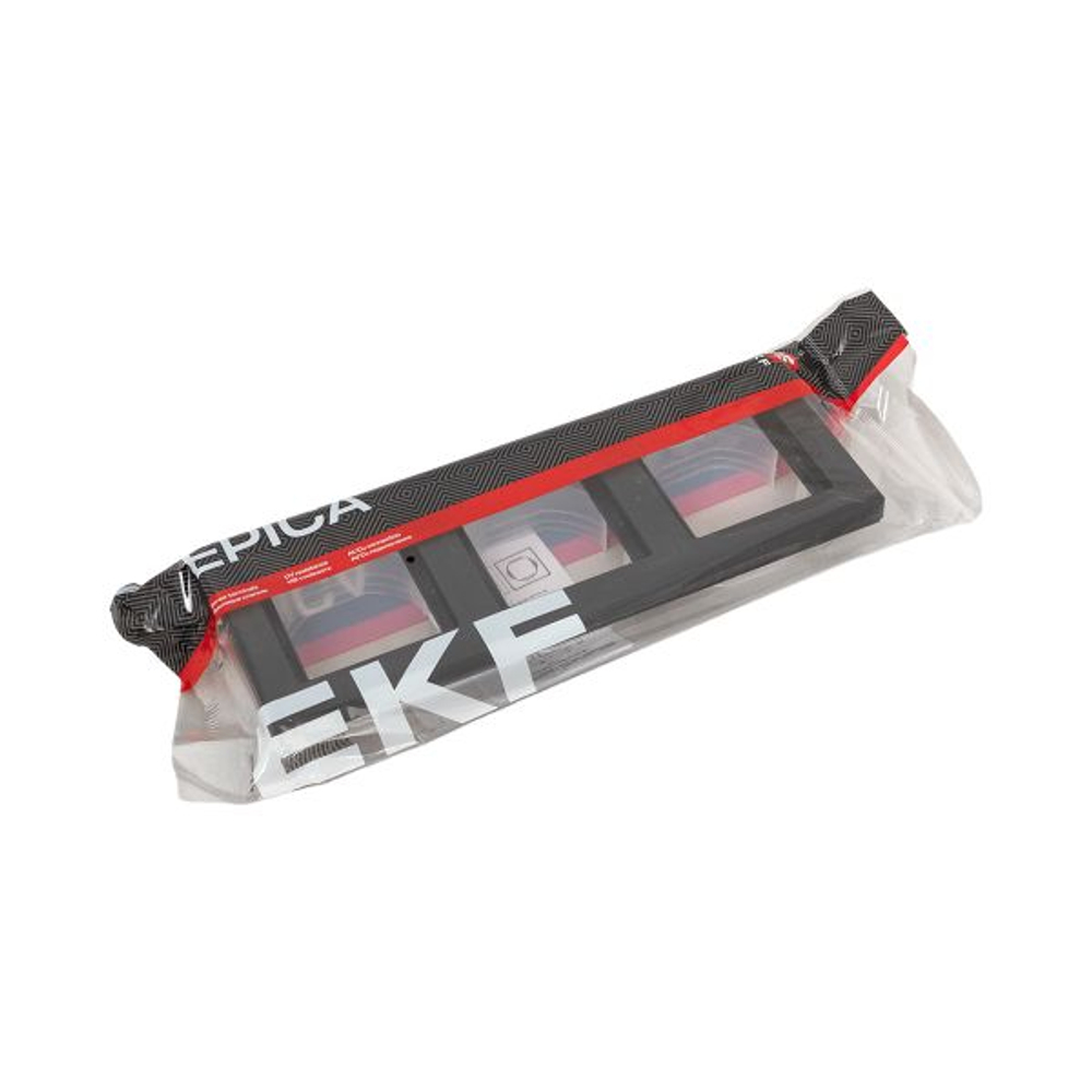 3 - местная рамка, IP44, чёрная, пластик Эпика EKF