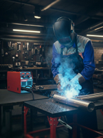 ЗУБР MASTER, MIG / MAG, FCAW, MMA, TIG, 220 А, полуавтомат сварочный, с газом / без газа, горелка ПСГ-220 (ПСГ-М8-220)